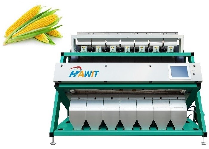 RGB Camera 7 Chute Maize Optical Color Sorter Machines with Higher ...