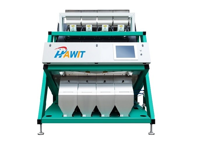 Humanized Touch Panel 1912mm 2.4kw Grain Color Sorter