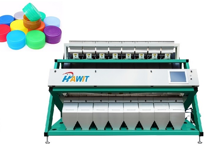 Separating PP PET PVC 5.4kw 3796mm Ccd Color Sorter Machine