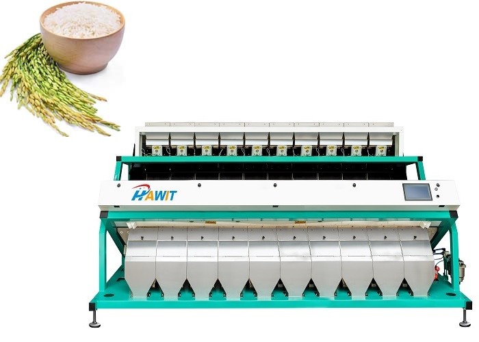 Digital Intelligent 5.4 Kw 16tph Rice Sorting Machine