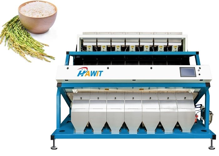 1574mm 448 Channels Rice Sorter Grading Long Grain Parboiled Sticky