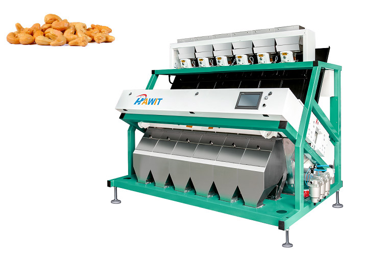 448 Channels Cashew Colour Sorting Machine For Nuts Separating