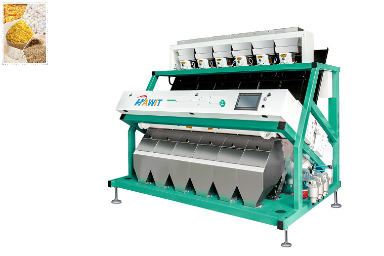 High Stability Rice Color Sorter With SMS Ejector Full LED