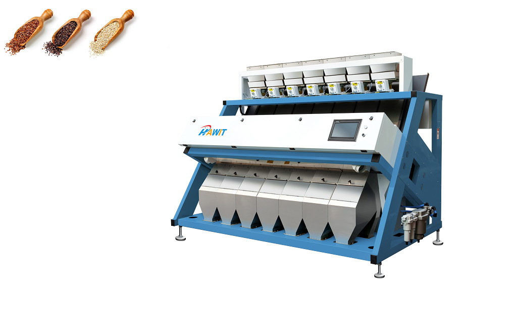 10 Chutes 640 Channels Peanut Color Sorter With SMC Filters