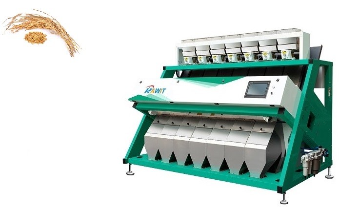 One Key Operation System Wheat Color Sorter with LED Light Source