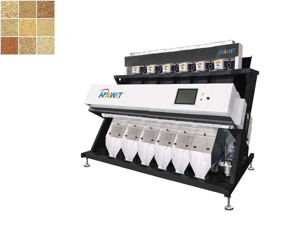 Military Level Grain Sorting Machine With 378 Channels