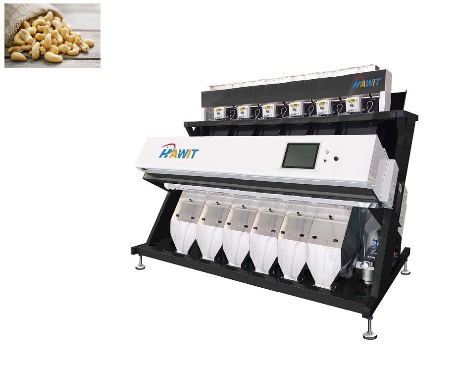 High Dust Cashew Color Sorter With CCD Image Sensor