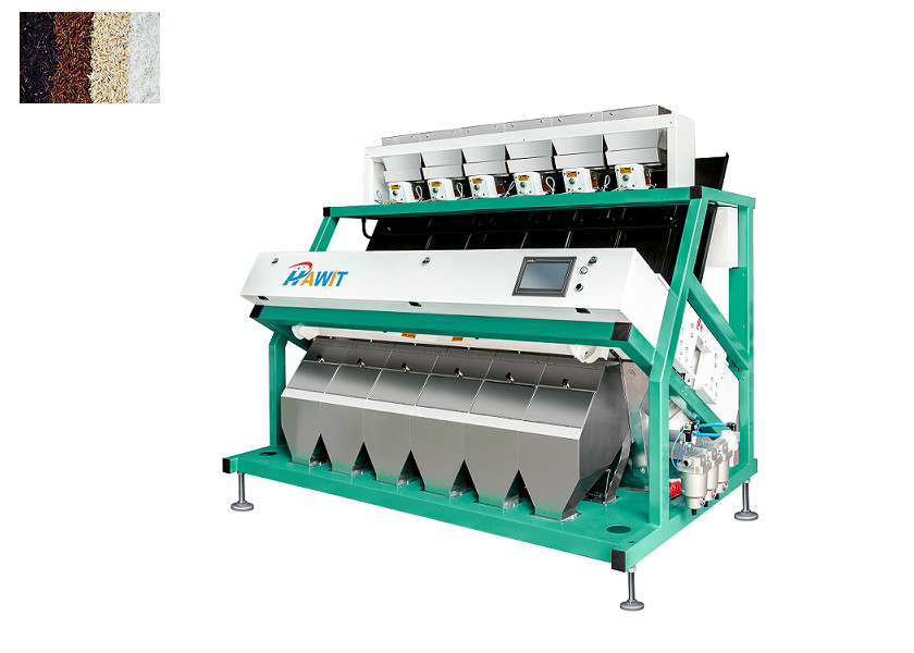 Simultaneously Rice Color Sorter With Fast Responding Ejector