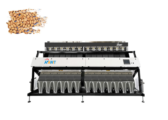13 Chute Peanut Color Sorter Flows Constantly Smoothly By Uniform Manner